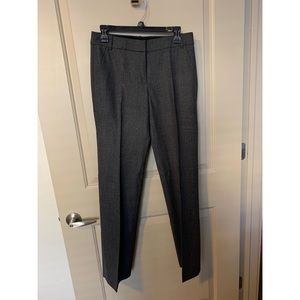J Crew Charcoal Glen Plaid Trousers
